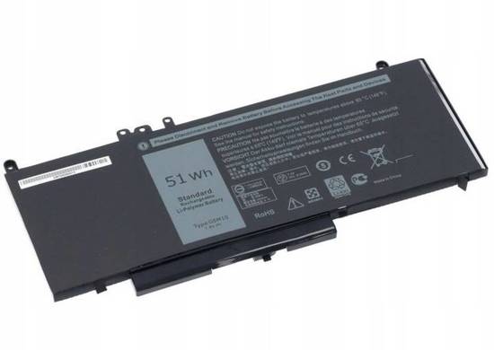 New battery for DellLatitude E5450 51Wh 7.4V 6900mAh G5M10 