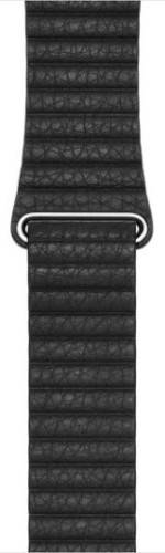 Original Apple Watch Leather Loop Strap Black 44mm / M