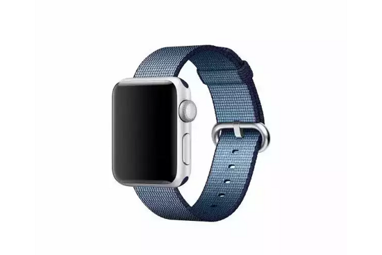 Original Apple Watch Woven Nylon Midnight Blue 38mm Strap in sealed package