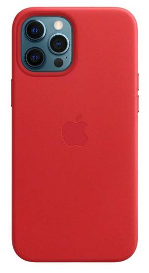 Original Case Leather Apple iPhone 12 Pro Max Scarlet