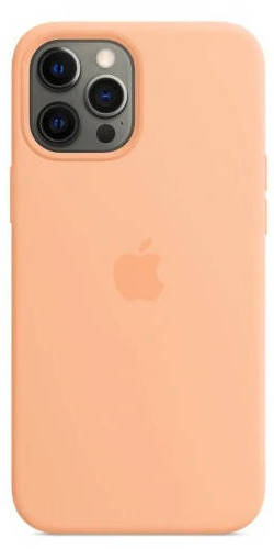 Original case silicone Apple iPhone 12 Pro Max Cantaloupe