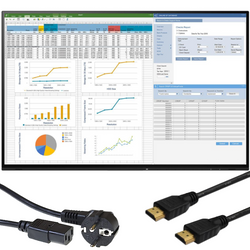 Monitor EIZO FlexScan EV2457 24" IPS 1920x1200 LED HDMI Negro Sin Base Clase A- Cableado