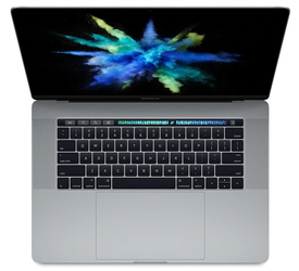 Apple MacBook Pro A1707 2016. Gris espacial i7-6700HQ 16GB 256GB SSD 2880x1800 Radeon Pro 450 Clase B MacOS Big Sur