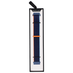 Nuevo strap para smartwatch GlacierX Grip Strap Nylon Ocean Blue Naranja-azul 22mm