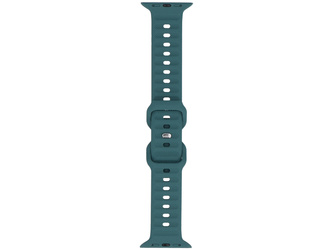 Correa de silicona con estrías GlacierX Ocean Green para Apple Watch 42/44/45/49mm Verde