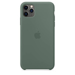 Original cas silicone Apple iPhone 11 Pro Max Vert Pin