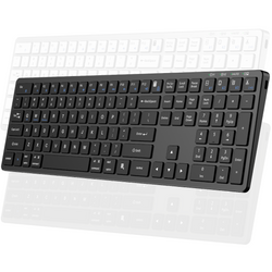 Nouveau Clavier Sans Fil Triadyn PROTEUS Bluetooth 2.4GHz 4-Appareils Bureau Slim Batterie Noir