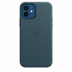 Étui en cuir original Apple iPhone 12/12 Pro Baltic Blue