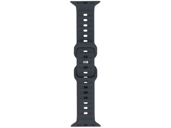 Bracelet pour smartwatch GlacierX Silicone Ribbed Anthracite Grey pour Apple Watch 42/44/45/49mm Anthracite