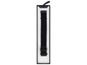 Nouvelle sangle pour smartwatch GlacierX Slide Strap Nylon Noir 22mm noir
