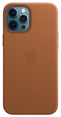 Original cas cuir Apple iPhone 12 Pro Max Saddle Brown