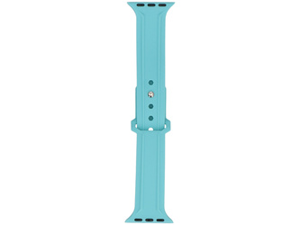Nouveau bracelet en silicone GlacierX Synthwave Seafom pour Apple Watch 38/40/41mm Turquoise