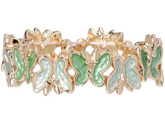 Bracelet Papillons Vert