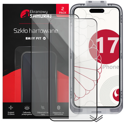 Nouveau Verre Trempé Écran Samouraï pour Apple iPhone 17 avec cadre Easy Fit | 2-Pack