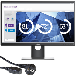 Monitor Dell P2417H 24" LED 1920x1080 IPS D-SUB HDMI Czarny Klasa A +Kabel Zasilający