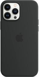 Coque originale en silicone Apple iPhone 13 Pro Max Midnight