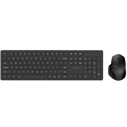 Nouveau kit de bureau sans fil Triadyn ALYA Clavier SKATHI et souris GREIP 1600 DPI Noir