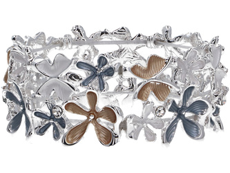 Bracelet Arkadia Argent-Bleu-Jaune