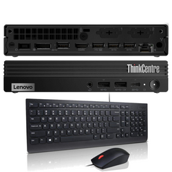 Nouveau Lenovo ThinkCentre M70q Gen5 i5-14400T 10x1.5GHz 16Go 256Go SSD WIFI Windows 11 Professionnel + Souris + Clavier