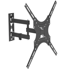 Nouveau support mural pour téléviseur moniteur PLA65-443 13-55" 75x75 100x100 200x200 pivotant TV noir