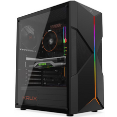 Ordinateur de jeu KRUX ASTRAL | Intel i5-12400F + FERA 5 | 16 Go DDR4 RGB | 512 Go M.2 SSD | GeForce RTX 3050 8 Go | GIGABYTE B760 GAMING | ENDORFY Vero L5 600W | Windows 11 Home