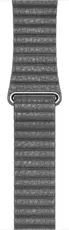 Original Bracelet Apple Watch en cuir Storm Gray 42mm / L