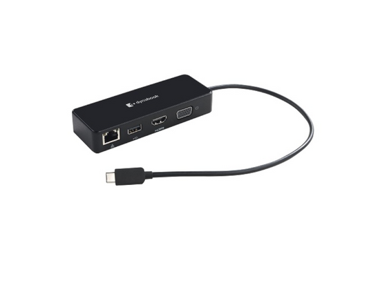 Nouveau Dynabook Docking Station Adapter Hub USB-C - HDMI VGA LAN PS0001UA1PRP