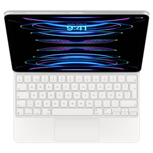 Nouveau Original Apple iPad Pro Magic Keyboard 12.9'' Blanc Suédois A2480