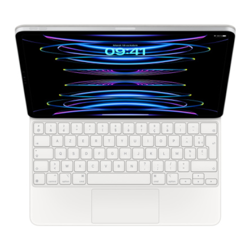 Nouveau original Apple iPad Pro Magic Keyboard White 12.9'' FRENCH
