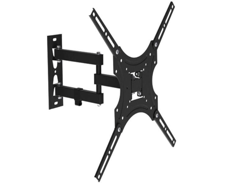 Nouveau support mural pour téléviseur moniteur PLA65-443 13-55" 75x75 100x100 200x200 pivotant TV noir