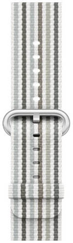 Original Apple Watch Woven Nylon Gray Stripe 38mm Strap dans un emballage scellé