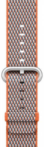 Original Apple Watch Woven Nylon Spicy Orange 42mm Strap dans un emballage scellé