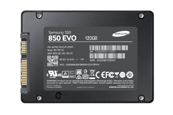 Samsung 850 EVO 120GB SATA 2.5'' SSD MZ-75E120B 540/520MB/s