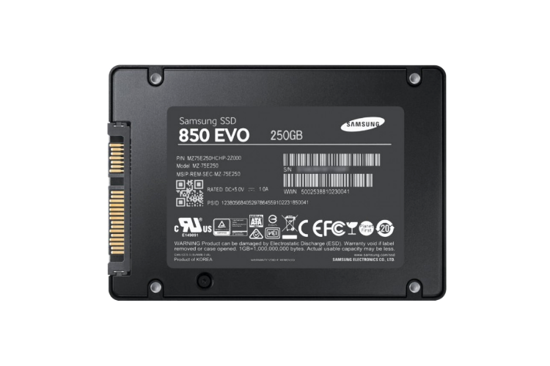 Samsung 850 EVO 250GB SATA 2.5'' SSD MZ-75E250 540/520MB/s