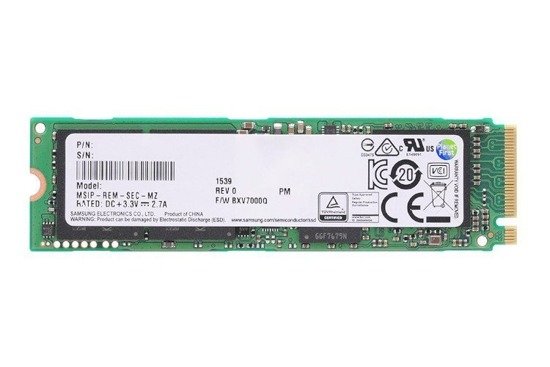Samsung PM981 SSD 256GB NVMe M.2 PCIe drive