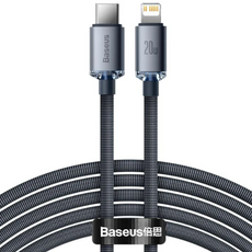 Neu Baseus USB-C Lightning Kabel 2m Schwarz