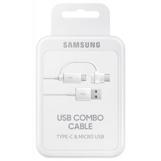 Neu Samsung Combo USB - USB-C + Micro USB Kabel