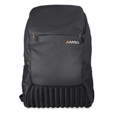 Neuer wasserdichter AMSO MODERN Laptop-Rucksack 15,6 Zoll, leicht, mit verstärktem Boden LYS230509