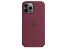 Original Case Apple Silikon iPhone 12 Pro Max Pflaume