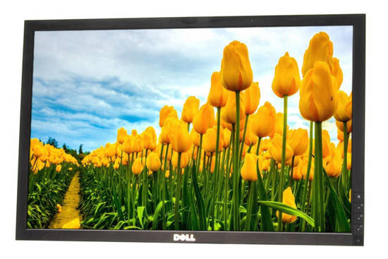 Dell E2209W 22" 1680x1050 DVI D-SUB Monitor Schwarz Kein Stand Klasse A