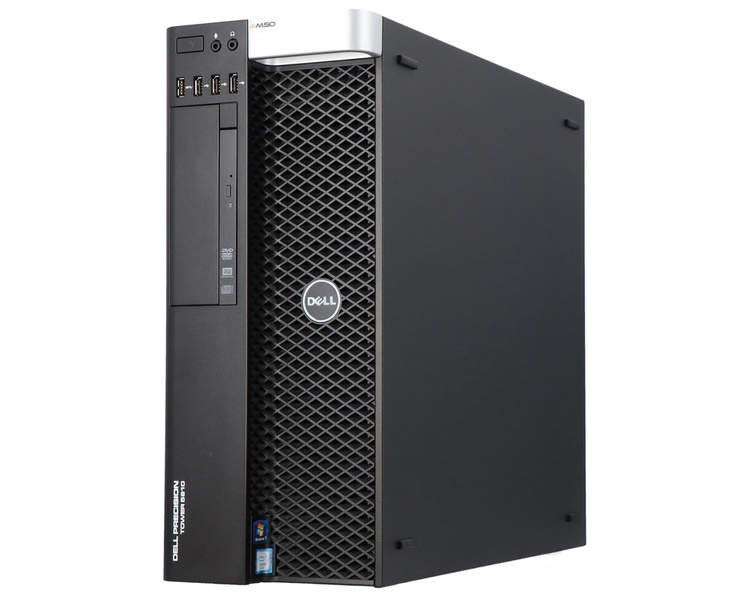 Dell Precision 5810 E5-1620v3 4x3.5GHz 16GB 480GB SSD NVS Windows 10 Professional + Stromkabel