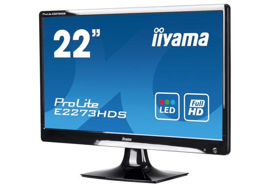 IIYAMA E2273HDS 22" LED 1920x1080 DVI HDMI Schwarz Klasse A Monitor