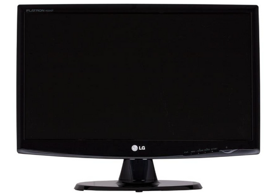 LG Flatron W2243T 22" 1920x1080 D-SUB Schwarz Klasse A Monitor
