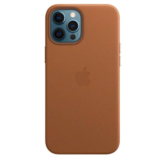 Original case leder Apple iPhone 12 Pro Max Sattelbraun