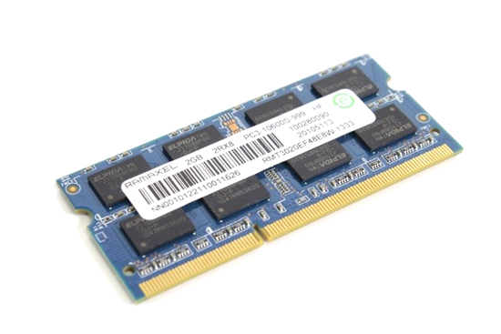 Post-lease RAM RAMAXEL 2GB DDR3 1333MHz SODIMM PC3-10600S Speicher