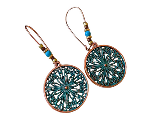 Boucles d'oreilles Éthno Dorées