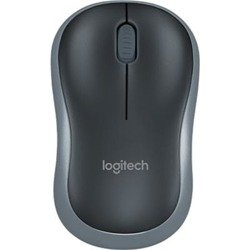 Нова миша Logitech M185 Безпроводна Чорно-Сіра NANO USB