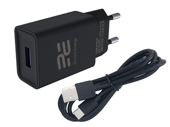Nouveau chargeur secteur Encore Energy USB-A 10W + câble USB-C chargeur universel MD-1083RC