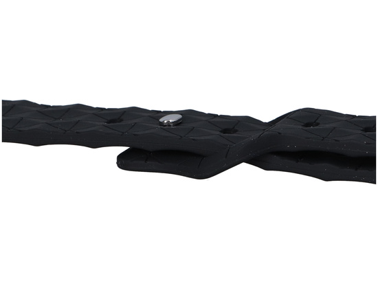 Bracelet pour smartwatch GlacierX Silicone Rhombille Noir pour Apple Watch 42/44/45/49mm Noir