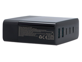 Нова мережна зарядка Encore Energy GaN QC 4+ 5.0 PD 3.0 USB-A x2 USB-C x3 140W GaN-14083R з дисплеєм + кабель USB-A USB-C 2м